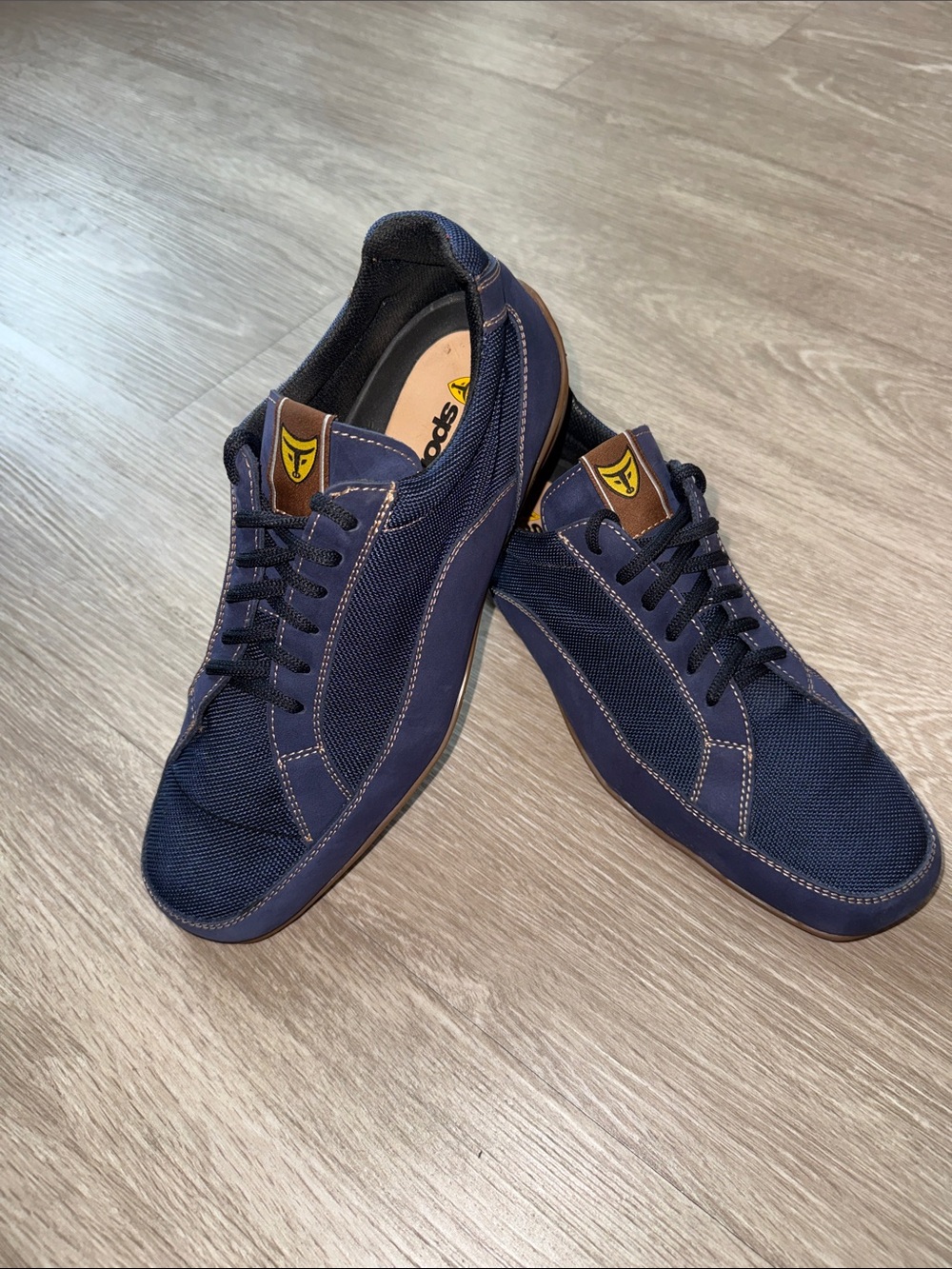 Men's Michael Toschi Sportivo Italian Navy Casual Lace-Up Sneakers